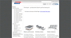 Desktop Screenshot of blachyperforowane.net